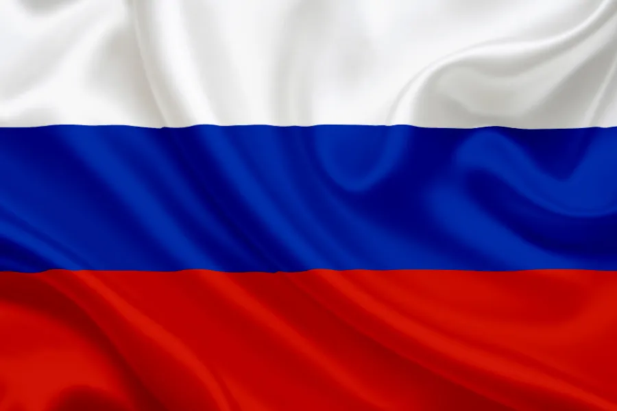 Drapeau de la Fédération de Russie – blanc, bleu, rouge