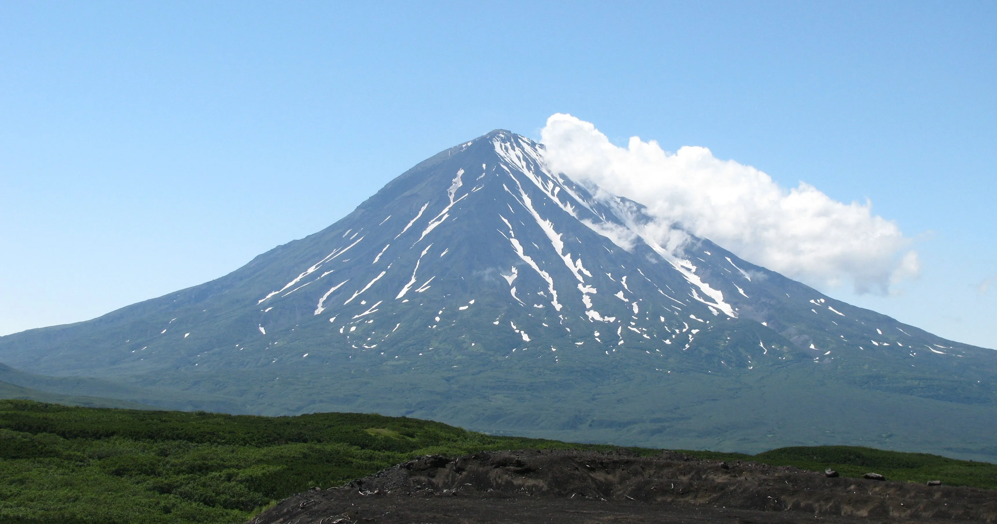Volcans du Kamchatka, péninsule volcanique en Russie