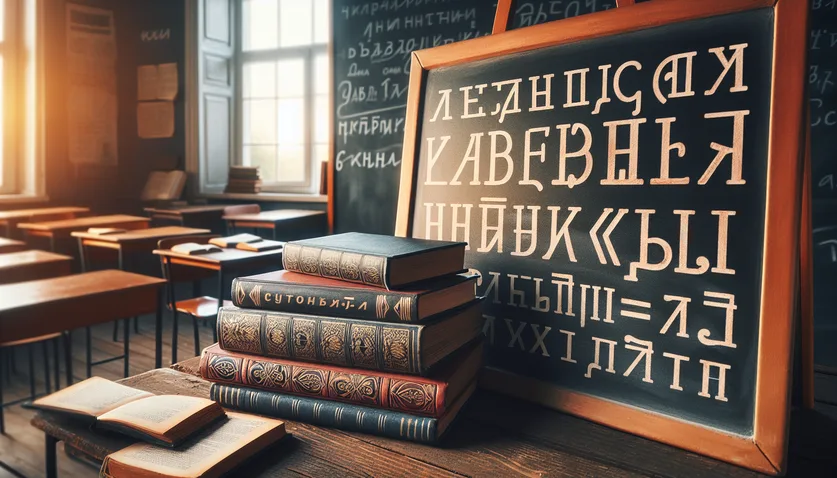 Alphabet cyrillique russe