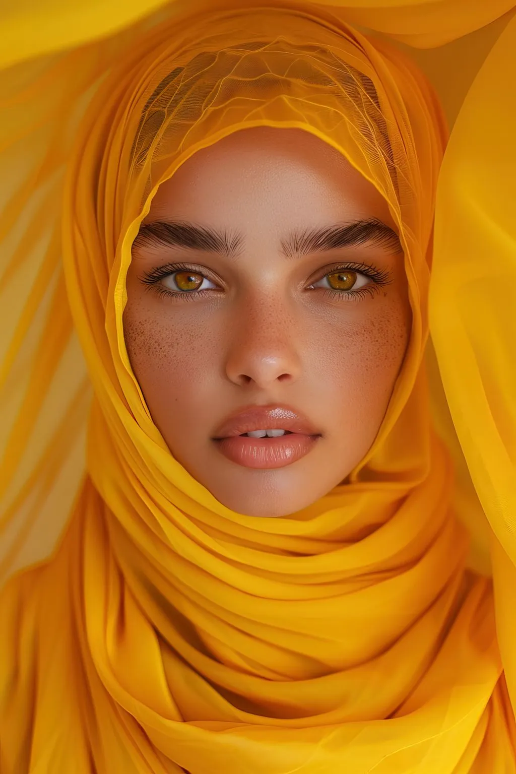 Femme musulmane d'Asie Centrale - Élégance orientale