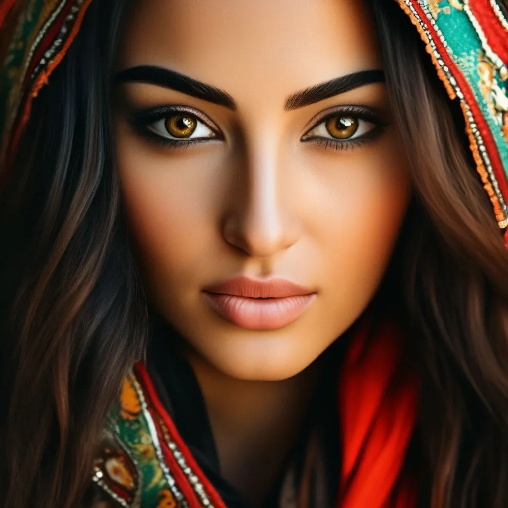 Femme tadjike en tenue traditionnelle