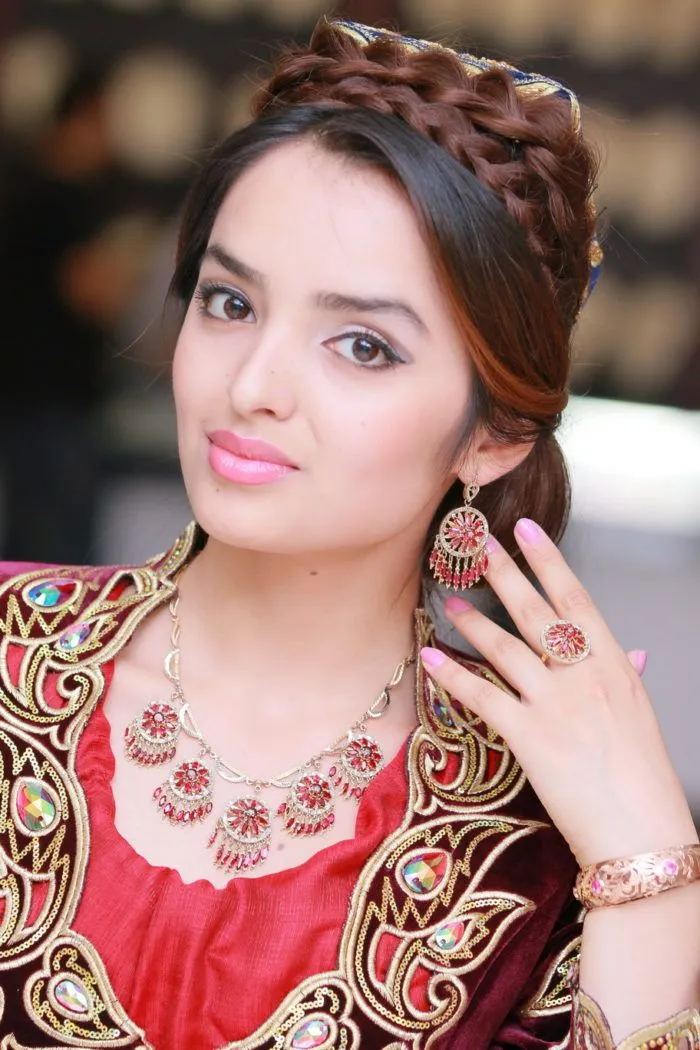 Femme d'Asie centrale